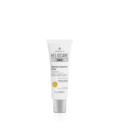 Heliocare 360 Pigment Solution Fluid SPF 50  واقي شمس هيليوكير للبشرة المعرضة للتصبغات والبقع الداكنة